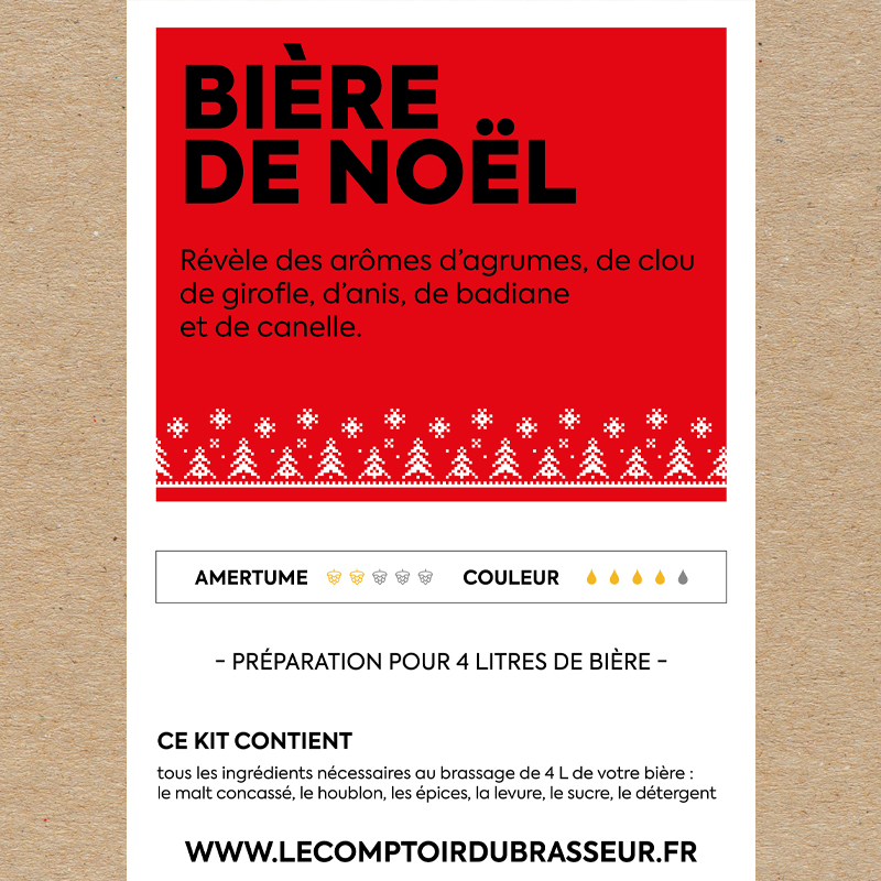 Recette biere de noel tout grain