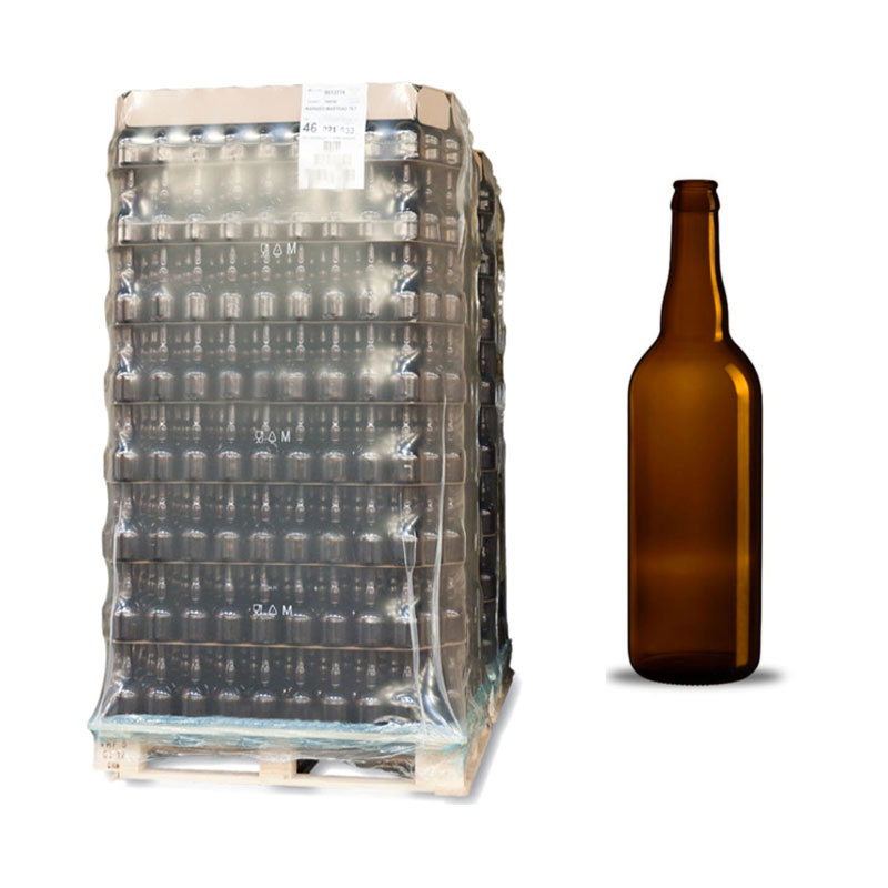 La bouteille de bière vide pour votre production de boisson maltée
