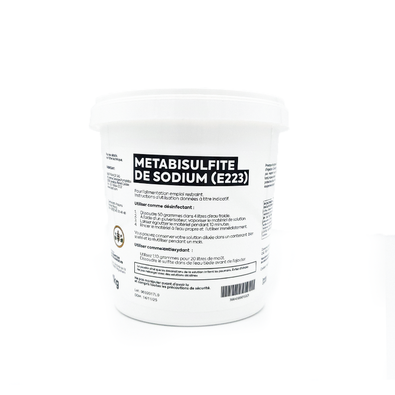 Chlorure de Calcium 77-80% - E509 - Le Comptoir du Brasseur