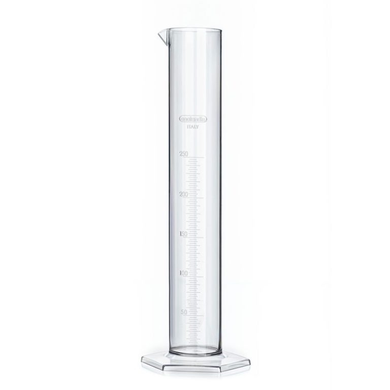 Éprouvette graduée transparent 250ml - 24cm - Le Comptoir du Brasseur